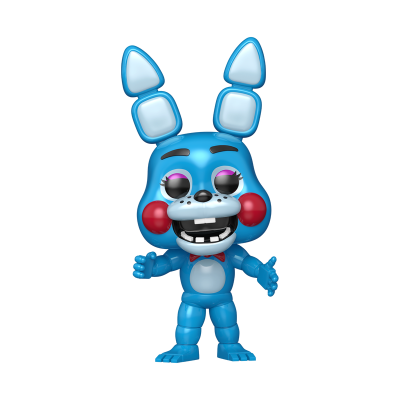 Figura colecionável azul com orelhas grandes e sorriso