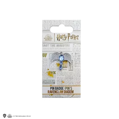 Pin Ravenclaw Diadem Harry Potter em embalagem branca com texto dourado