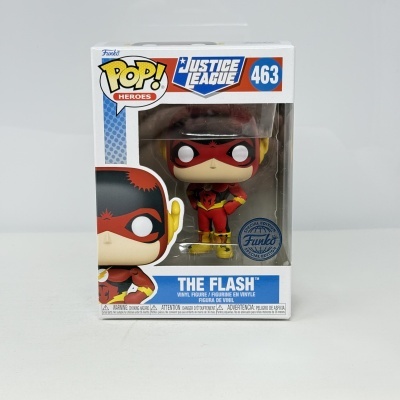 Funko Pop! figura THE FLASH da Justice League na embalagem