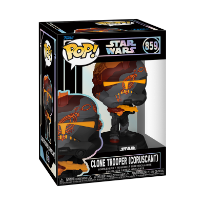 Funko Pop! Clone Trooper (Coruscant) Star Wars na caixa