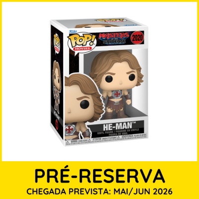 Figura Funko Pop HE-MAN Masters of the Universe 2020 em caixa branca