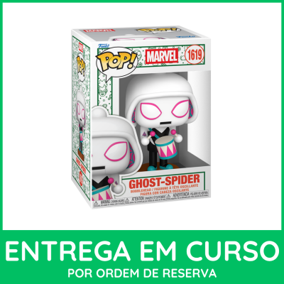 Figurine Funko Pop! Ghost-Spider da Marvel em embalagem branca