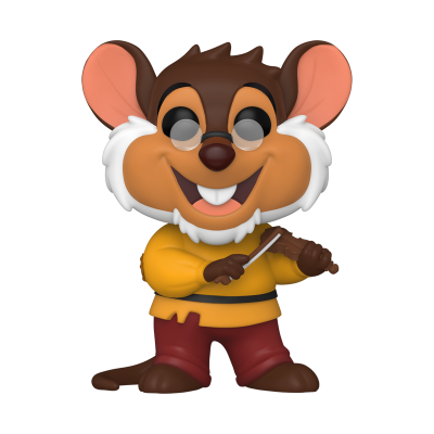 Boneco Funko Pop do rato Speedy Gonzales com camisola amarela e calças vermelhas