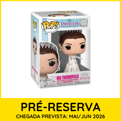 Figura Funko Pop! de Mia Thermopolis da Disney The Princess Diaries na embalagem.