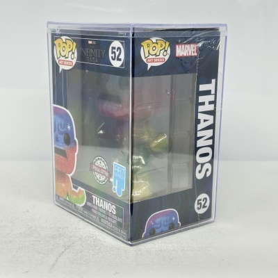 Figura Funko Pop! Art Series Thanos Marvel número 52 em embalagem transparente