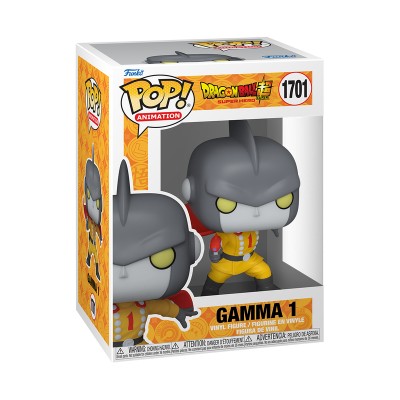 Figura Funko Pop Animation Gamma 1 Dragon Ball Super Hero na embalagem