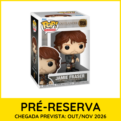 Boneco Funko Pop Jamie Fraser da série Outlander em caixa