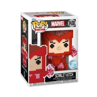 Figurina Funko Pop! 8-Bit Scarlet Witch Marvel na caixa