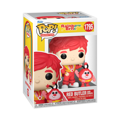 Funko Pop! Red Butler e Sprite da Rainbow Brite na caixa