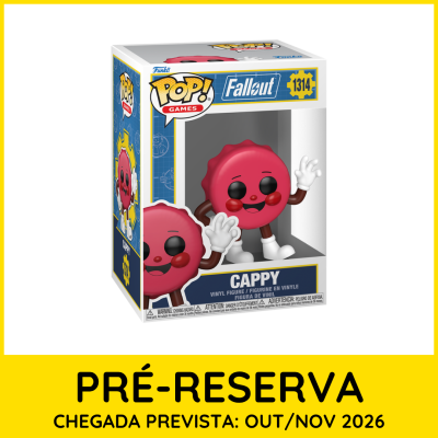 Figura Pop vinyl Cappy do Fallout na embalagem