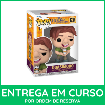Figura Funko Pop do Quasimodo na caixa