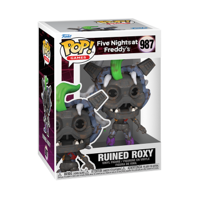 Figura Ruined Roxy de vinil na caixa Five Nights at Freddy's n°987