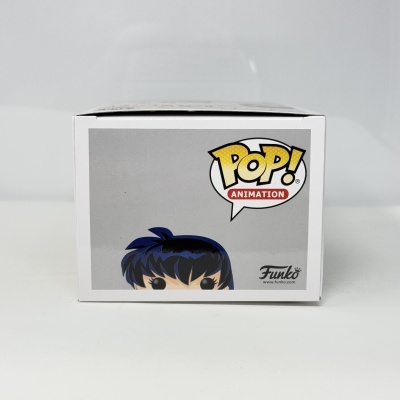 Caixa Funko Pop! Animation cinza com imagem parcial de personagem azul
