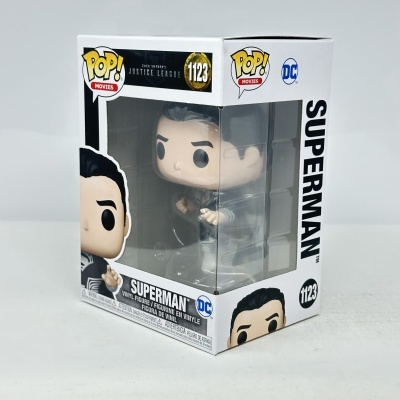 Figura POP! Superman em embalagem branca com janela de plástico
