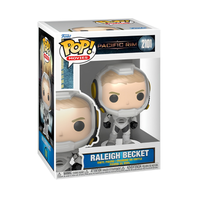 Figurinha Funko Pop! Raleigh Becket Pacific Rim na embalagem
