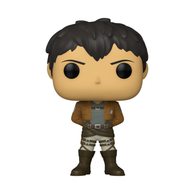 Figura Funko Pop de personagem com jaqueta castanha e botas