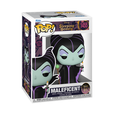 Figura Funko Pop! Maléfica Disney Sleeping Beauty nº1455 em embalagem de vinil
