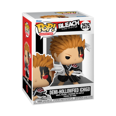 Figura Funko Pop DEMI-HOLLOWFIED ICHIGO do anime BLEACH na embalagem