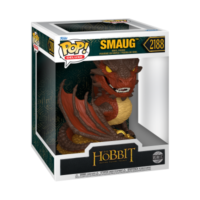 Figura Funko Pop! Deluxe Smaug de vinil na caixa
