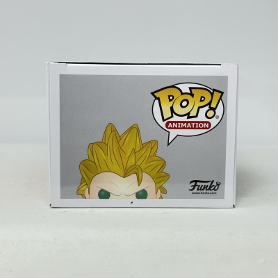 Caixa branca Funko Pop! Animation com cabeça de figura e logótipos