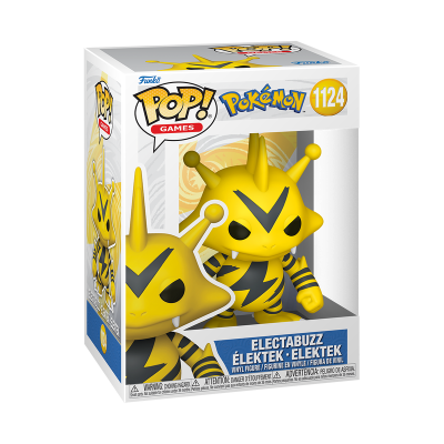 Figura de vinil Funko Pop! Pokémon Electabuzz em embalagem