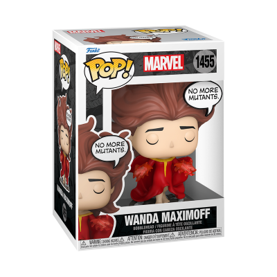 Boneco Funko Pop! Wanda Maximoff na caixa