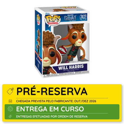 Figura de vinil Funko Pop Will Harris do filme Goat com bola de basquetebol