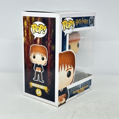 Boneco Funko Pop! George Weasley em caixa com janela