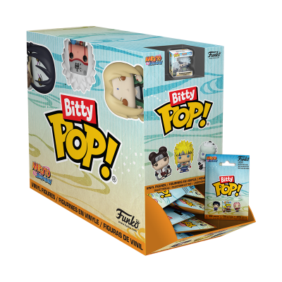 Caixa de exposição para figuras de vinil Bitty Pop! Naruto Shippuden
