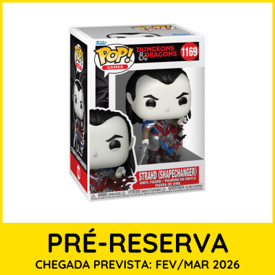 Figura Funko Pop de vinil Strahd (Shapechanger) do Dungeons & Dragons na caixa