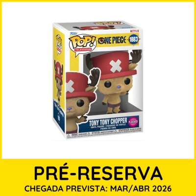 Funko Pop! Tony Tony Chopper One Piece nº 1883 em caixa com texto de pré-reserva