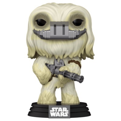 Figura Funko Pop Star Wars com base preta e máscara cinzenta