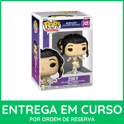Figura de vinil Funko Pop! Zoey K-Pop Demon Hunters na caixa