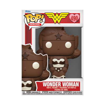 Figura Funko Pop! Wonder Woman número 490 em caixa
