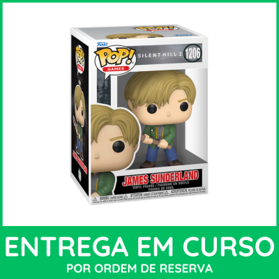 Funko Pop! James Sunderland de Silent Hill 2 em caixa