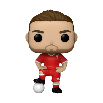 Figura de ação jogador de futebol Liverpool FC com bola.