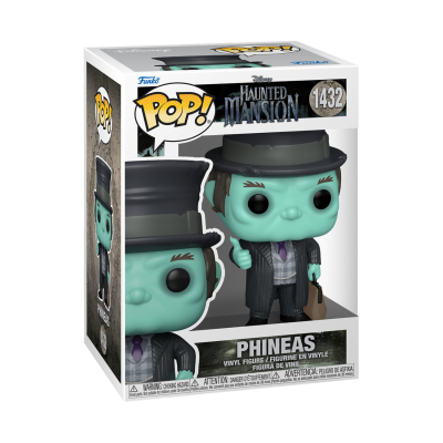 Funko Pop! Vinyl Figura Phineas da Disney Haunted Mansion na caixa número 1432