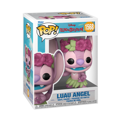 Figura Pop! Luau Angel da Disney em embalagem de vinil