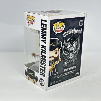 Caixa Funko Pop! Rocks Lemmy Kilmister Motörhead nº 49 em vinil