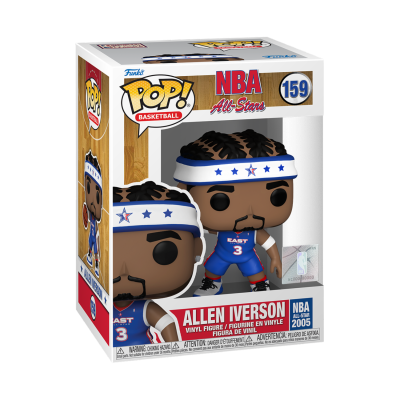 Figura Funko Pop! de Allen Iverson em embalagem