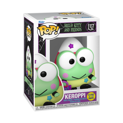 Funko Pop! vinil Keroppi número 152 com selo Glows in the Dark