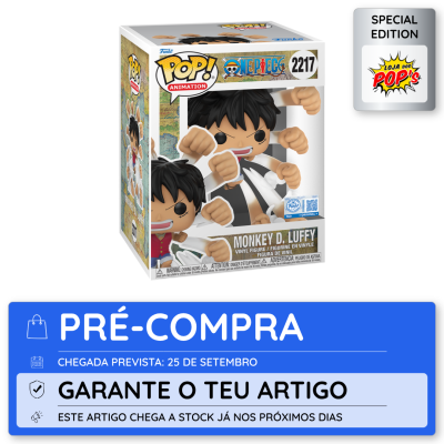 Funko Pop Monkey D. Luffy One Piece na caixa