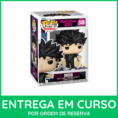 Figura Funko Pop! Mob Psycho 100 número 2406 na caixa