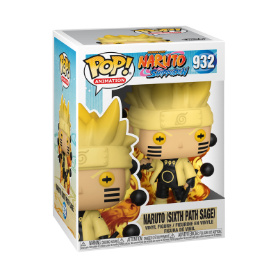 Funko Pop! Naruto Shippuden figura de vinil Naruto Sixth Path Sage na caixa