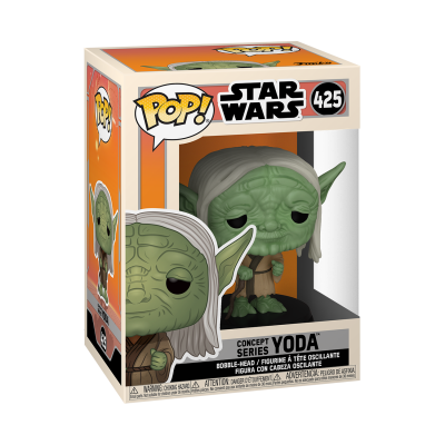 Figura POP! Star Wars Yoda número 425 em embalagem