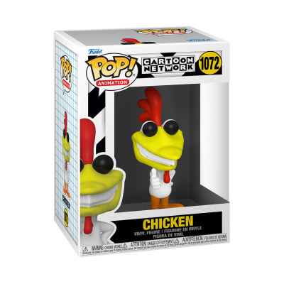Figura de vinil POP! Animation Cartoon Network Chicken na caixa