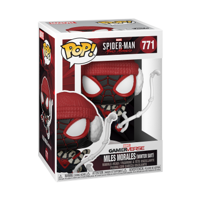 Figurinha POP! Spider-Man Miles Morales Winter Suit número 771