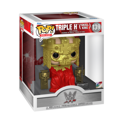 Figura Funko POP! Deluxe Triple H (Skull King) vinil nº 139 na embalagem