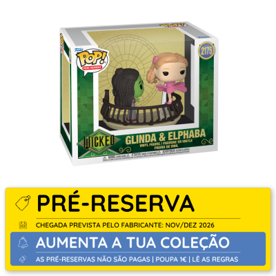 Figura Funko Pop! GLINDA & ELPHABA WICKED em embalagem
