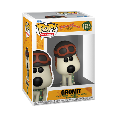 Funko Pop! Gromit vinil na caixa colorida